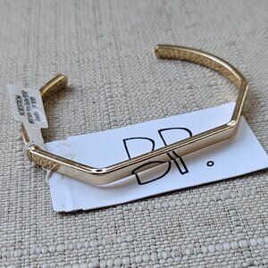 Nordstrom Girls Cuff Bracelet Gold Tone Cuff Band Wrist Band Fashion Jewelry